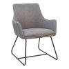 bali & pari Bajo Rattan Arm Accent Chair, Natural Brown 4