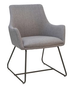 Lorell® Guest Chair, Gray/Black