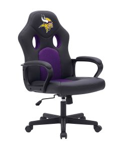 Imperial NFL Vision Faux Leather/Mesh High-Back Computer Gaming Chair, Minnesota Vikings