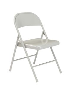 National Public Seating Commercialine Folding Chairs, Gray, Set Of 4 Chairs 2