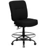 Safco Precision Extended-Height Chair, Black Frame, Black Vinyl 4