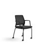 Lorell® Wellness by Design® Ergonomic Bonded Leather Executive Chair, With Dormeo Octaspring Technology, Black 3