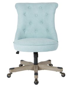 Office Star™ Hannah Tufted Office Chair, Mint/Gray 2