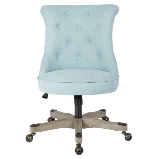 Office Star™ Hannah Tufted Office Chair, Mint/Gray - Image 2