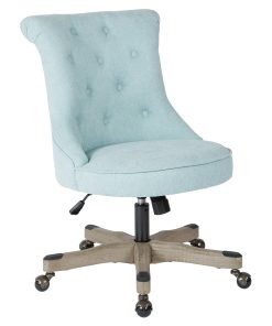 Office Star™ Hannah Tufted Office Chair, Mint/Gray