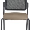 Flash Furniture HERCULES Series Sled-Base Stack Chair With Air-Vent Back, Gray 4
