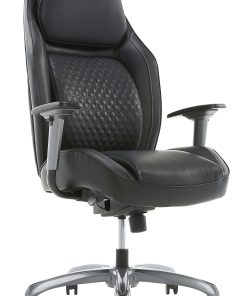 Shaquille O’Neal™ Zephyrus Ergonomic Bonded Leather High-Back Executive Office Chair, Black 2