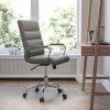Flash Furniture Comfortable Stackable Side Chair, Gray/Black 4