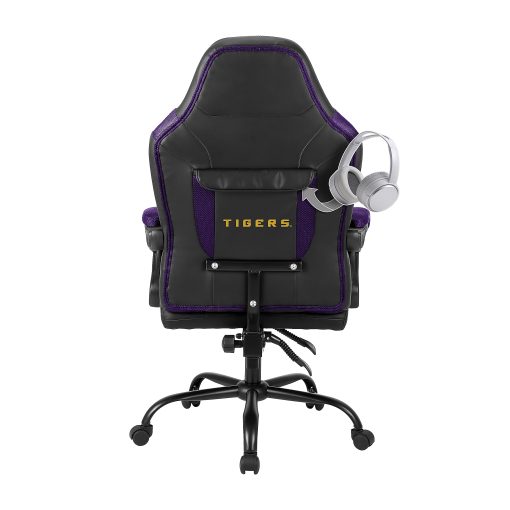 Imperial NCAA Adjustable Oversized Vinyl High-Back Office Task Chair, Louisiana State University - Image 2