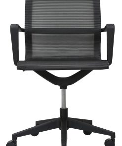 Eurotech Kinetic Mesh Task Chair With Flex Back, Black 2