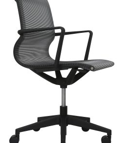 Eurotech Kinetic Mesh Task Chair With Flex Back, Black