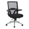 Office Star™ Pro-Line II® Air Mist Ergonomic Mesh Mid-Back Manager Chair, Blue 3