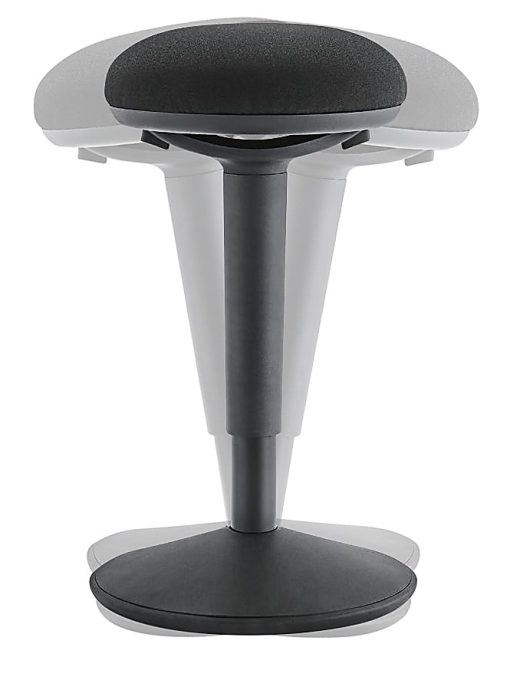 Kore Design™ Office Adjustable Wobble Stool, Black, KDOW5722BA - Image 2