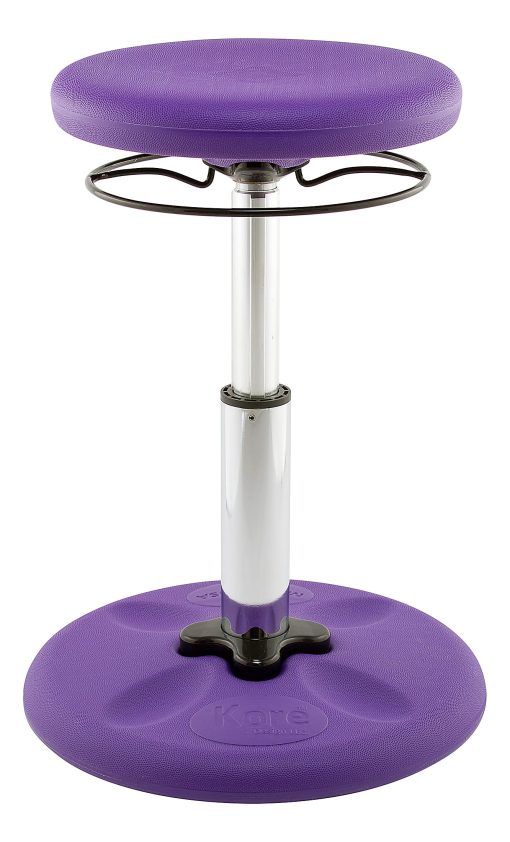 Kore Design™ Kids Adjustable Standard Wobble Chair 14-19", Purple - Image 2