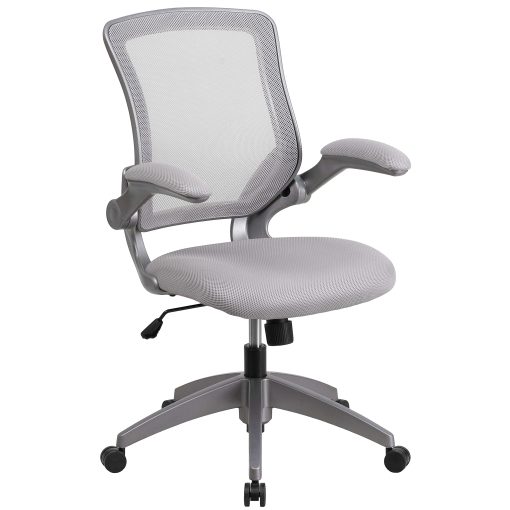 Flash Furniture Ergonomic Mesh Mid-Back Task Chair, Gray - Image 2