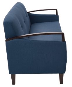 Ave Six Main Street Sofa, Indigo/Dark Espresso 2