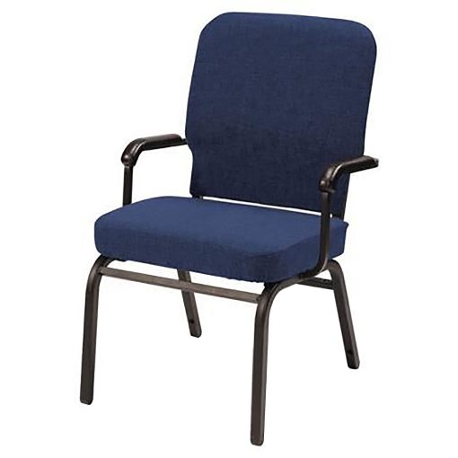 KFI Studios Big And Tall Stacking Chair, Navy - Image 2