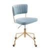 Imperial MLB Adjustable Oversized Vinyl High-Back Office Task Chair, Boston Red Sox 3