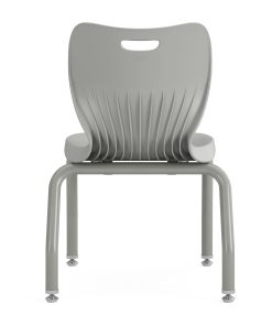 HON SmartLink Plastic 4-Leg Stackable Chairs, Platinum, Set Of 4 Chairs, HONSS4L14AEPTPL 2