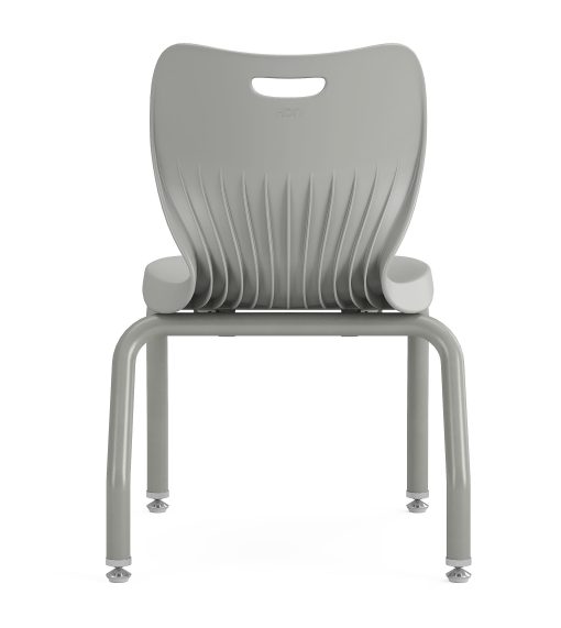 HON SmartLink Plastic 4-Leg Stackable Chairs, Platinum, Set Of 4 Chairs, HONSS4L14AEPTPL - Image 2