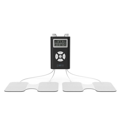 Pure Enrichment PurePulse DUO EMS/TENS Combo Device, Black/White - Image 2
