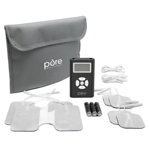 Pure Enrichment PurePulse DUO EMS/TENS Combo Device, Black/White