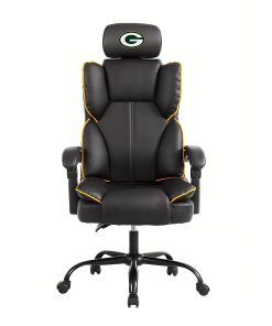 Imperial NFL Champ Ergonomic Faux Leather Computer Gaming Chair, Green Bay Packers