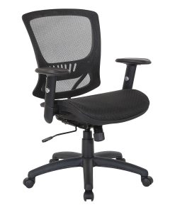 Office Star™ Ergonomic Mesh Mid-Back Manager’s Chair, Black