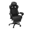 RESPAWN 110 Pro Gaming Chair, With Footrest & Headrest Pillow, Black, RSP110V2BLK
