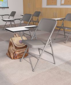 Flash Furniture Premium Folding Chairs, Beige, Set Of 2 Chairs