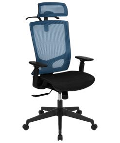 Flash Furniture Ergonomic Mesh High-Back Office Chair, Blue 2