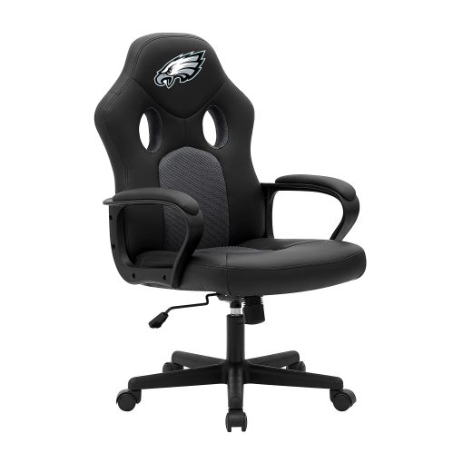 Imperial NFL Vision Faux Leather/Mesh High-Back Computer Gaming Chair, Philadelphia Eagles