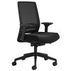 Office Star™ Space Seating 63 Series Bonded Leather Executive Big And Tall High-Back Chair With Headrest, Black 4