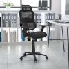 Boss Office Products Traditional Ergonomic High-Back Executive Chair, 47″H, Burgundy/Mahogany 3