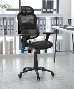 Flash Furniture LO Ergonomic Mesh High-Back Office Chair, Black