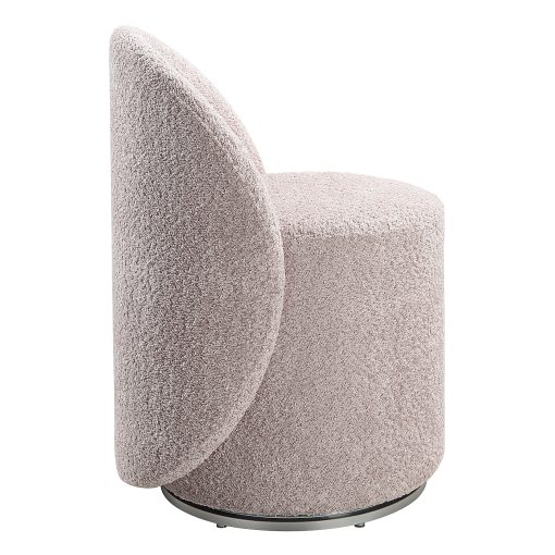Office Star Lystra Swivel Accent Vanity Chair, Dusty Rose - Image 2