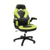 ALPHA HOME Adjustable Ergonomic Faux Leather Office Drafting Chair With Back, Gray 3