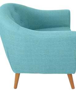 Lumisource Rockwell Chair, Teal/Brown 2