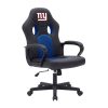 Imperial NFL Vision Faux Leather/Mesh High-Back Computer Gaming Chair, New York Giants