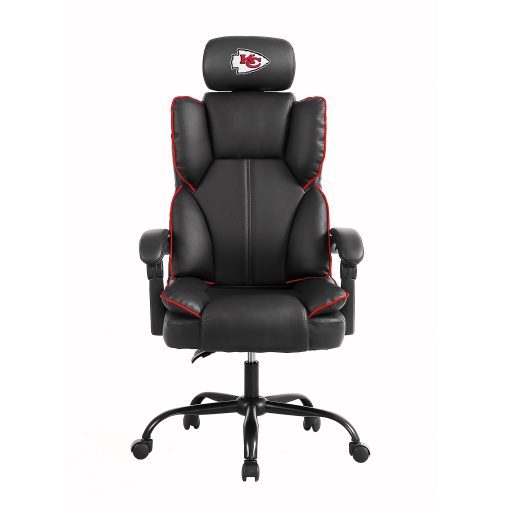 Imperial NFL Champ Ergonomic Faux Leather Computer Gaming Chair, Kansas City Chiefs