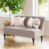 Zuo Bintulu Polyester Loveseat, 29-1/2”H x 47-1/4”W x 29-1/2”D, Taupe