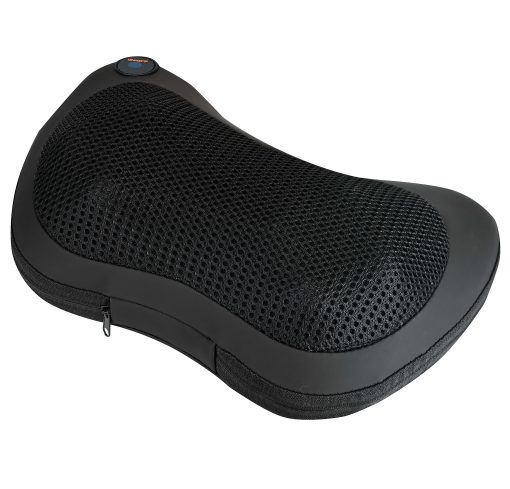 GNBI Shiatsu 6394 Lumbar Neck Massage Pillow, 7-1/2"H x 12"W x 3-1/2"D, Black - Image 2