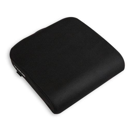 Mind Reader Ergonomic Seat Cushion, Memory Foam, 3"H x 17-1/2"W x 18"D, Black - Image 2