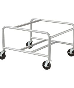 Safco® Veer Chair Cart For Sled-Base Stacking Chairs, Silver