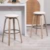 Linon Baker Wood Folding Accent Chairs, Gray Wash/Beige, Set Of 2 Chairs 3
