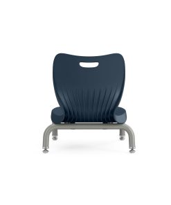 HON SmartLink Plastic 4-Leg 6”H Stackable Chairs, Regatta/Platinum, Set Of 4 Chairs 2