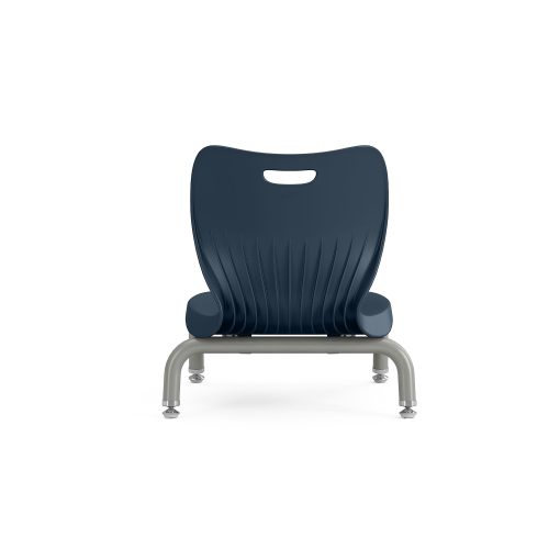 HON SmartLink Plastic 4-Leg 6”H Stackable Chairs, Regatta/Platinum, Set Of 4 Chairs - Image 2