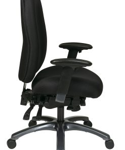 Office Star™ Multi-Function High-Back Fabric Task Chair, Black 2