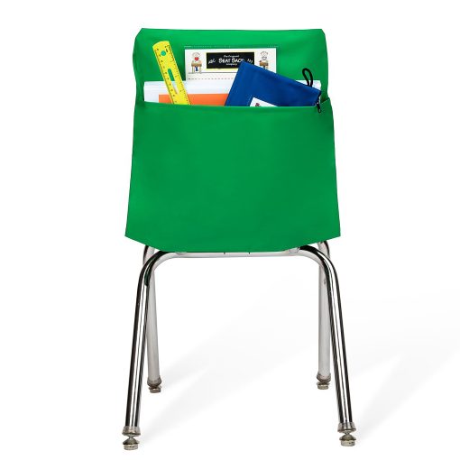 Victor Seat Sack® Chair Pockets, 17" x 1/2", Green, Bundle Of 10 Pockets