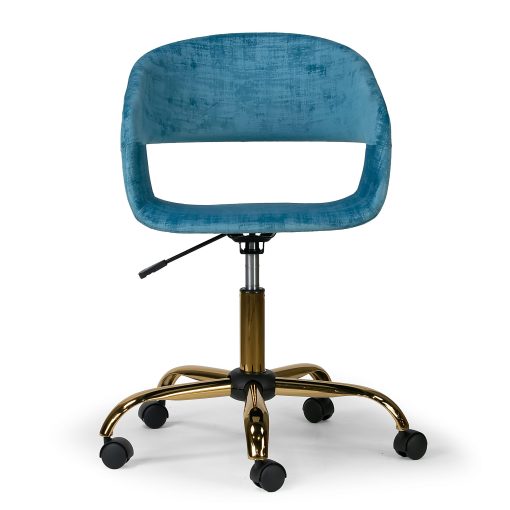 Glamour Home Amani Task Chair, Blue - Image 2